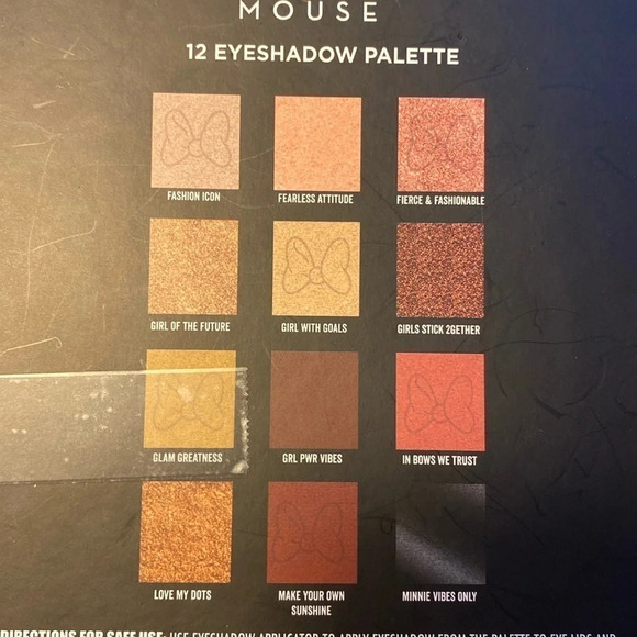 Disney Minnie Mouse 12 Eyeshadow Pallete - Picture 3 of 3